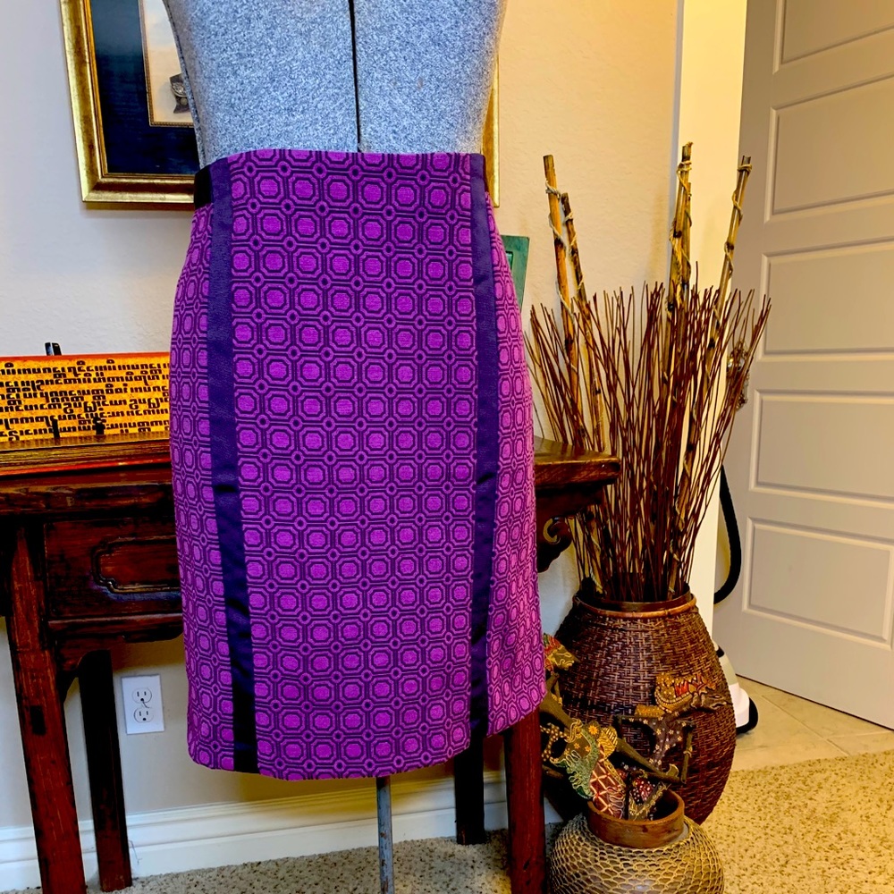 NY&C Purple Pencil Skirt NWT
